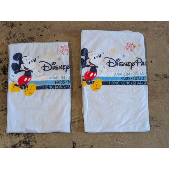 Disney Parks Mickey Mouse Clear Rain Poncho Adult And Kid Hood Walt Disney World - Picture 1 of 6